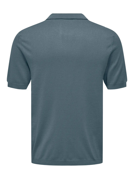 ONS WYLER LIFE REG 14 SS POLO KNIT