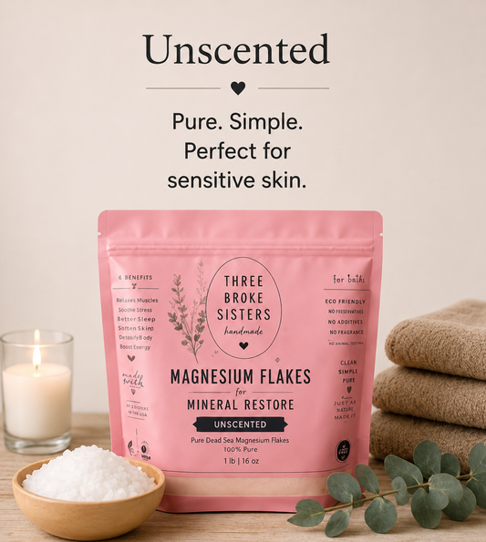 Dead Sea Magnesium Flakes Unscented
