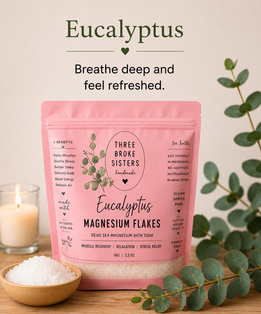 Dead Sea Magnesium Flakes Eucalyptus