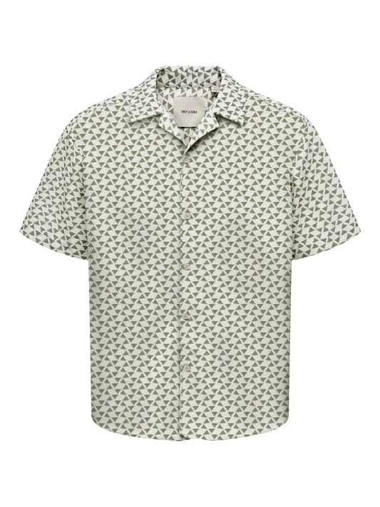 ONS CHARMY SS RESORT AOP SHIRT